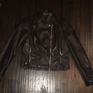 Express Leather like Moto jacket